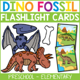 Dinosaur Fossil Flashlight Cards