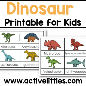 Preview of Dinosaur Free Printable