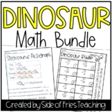 2nd and 3rd Grade Dinosaur Graphs and Math Riddles (Bundle)