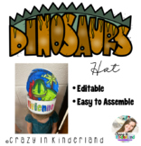 Dinosaur Hat Craft | Crown | Editable