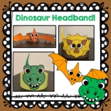 Dinosaur Headband Craft, Pterodactyl, T-rex, and Tricerato