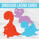 Dinosaur Lacing Cards