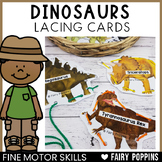 Dinosaur Lacing Cards {Fine Motor)