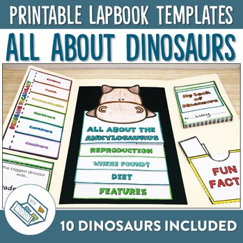 Preview of Dinosaur Lapbook Templates