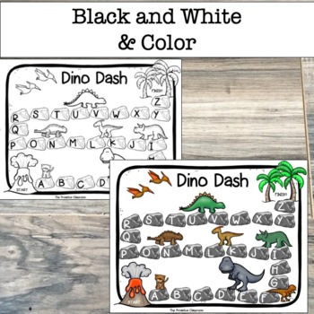 Dig that Dinosaur Game  Printable Game Boards, Skills Sheets