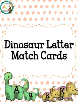 Preview of Dinosaur Letter Match Cards