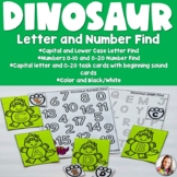 Dinosaur Letter and Number Find