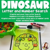 Dinosaur Letter and Number Search