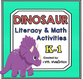Dinosaur Literacy and Math Activities