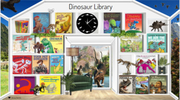 Preview of Dinosaur MEGA BUNDLE Read-Aloud Library Resources & Activities