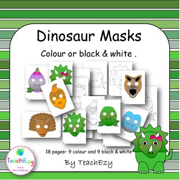 Preview of Dinosaur Masks