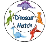 Dinosaur Match Card Game Printable - 31 Cards