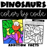 Dinosaur Math Activities with Addition Facts