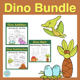 Dinosaur Math Bundle : Skip Counting + Making 10 + Additio