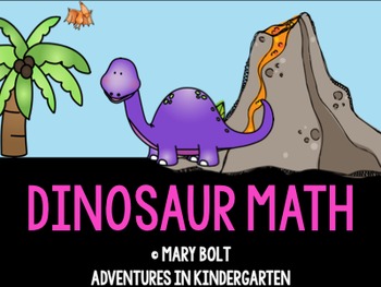 Preview of Dinosaur Math Centers