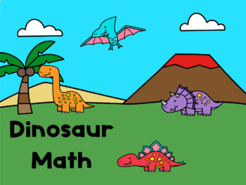 Preview of Dinosaur Math Digital - In Person or Distance Learning