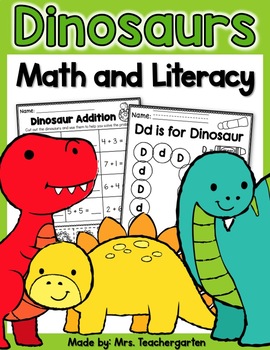 Preview of Dinosaur Math and Literacy