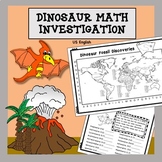 Dinosaur Math Science, Fossils, Activities, Dinosaur day, 
