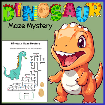 Dinosaur Maze Mystery by Digitalearn | TPT