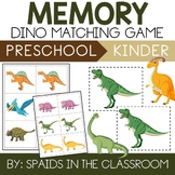 Dinosaur Memory Matching Game for Pre School, Pre K, and K