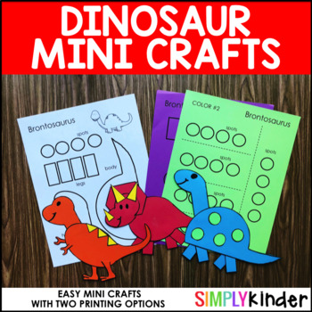 Preview of Dinosaur Mini Crafts
