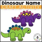 Dinosaur Name Craft Classroom Unit Theme Day Activities Bu