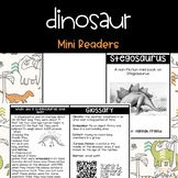 Dinosaur Nonfiction Mini Readers