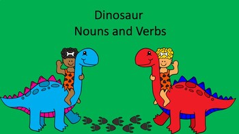 Preview of Dinosaur Nouns and Verbs