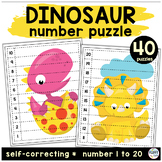 Dinosaur Number Puzzles 1-20