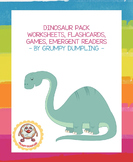 Dinosaur Pack: Books, Emergent Readers, Flashcards, Games 