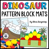 Dinosaur Pattern Block Mats