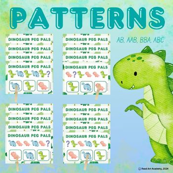 Preview of Dinosaur Peg Pals - Math Rotation or Early Finisher Task