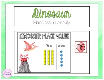 Preview of Dinosaur Place Value Activity