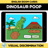 Dinosaur Poop Discrimination Boom Cards
