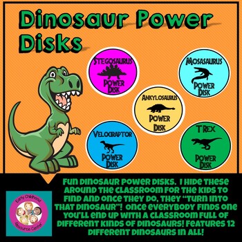 Preview of Dinosaur Power Disks