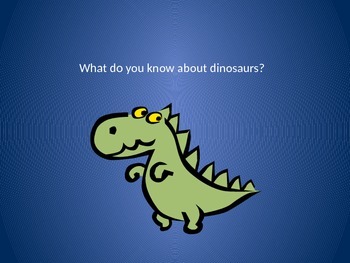 Preview of Dinosaur PowerPoint/Flashcards