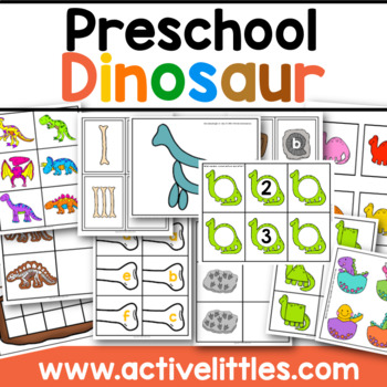 Preview of Dinosaur Preschool Activities Printable