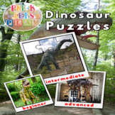 Dinosaur Preschool Puzzles Printables | Fine Motor Skills 