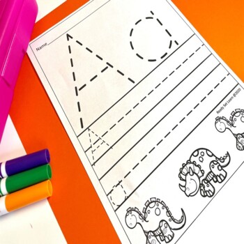 dinosaur preschool worksheets by ready set learn tpt