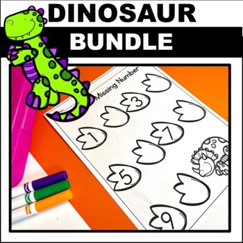 dinosaur preschool worksheets and centers by ready set learn tpt