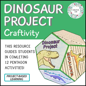 Preview of Dinosaur Project Craft Activity - PBL - STEM