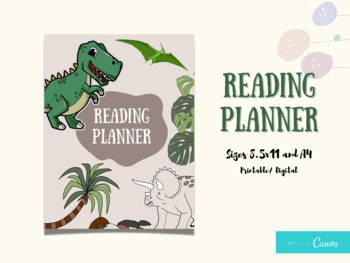 Preview of Dinosaur Reading Challenge Printable activity journal