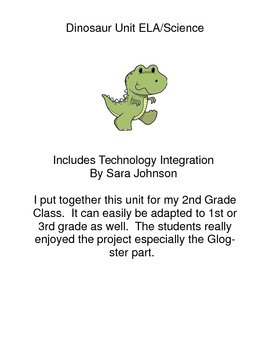 Preview of Dinosaur Report Project