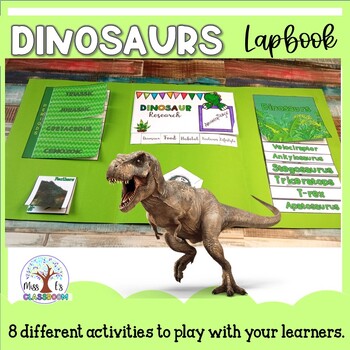 Preview of Dinosaur Research Lapbook a science proyect for Primary / Elementary