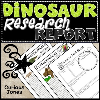 Preview of Dinosaur Research Report - Nonfiction Passages to Read, Take Notes, & Write