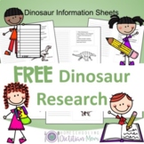 Dinosaur Research Sheets - Free for Limited Time