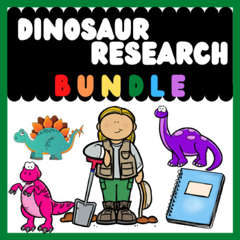 Preview of Dinosaur Research Slides BUNDLE