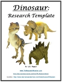 Dinosaur Research Template EDITABLE