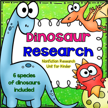 Preview of Dinosaur Research for Kinder