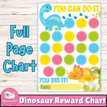 Dinosaur Reward Chart | Printable Behavior Chart Dinosaur Chore Chart